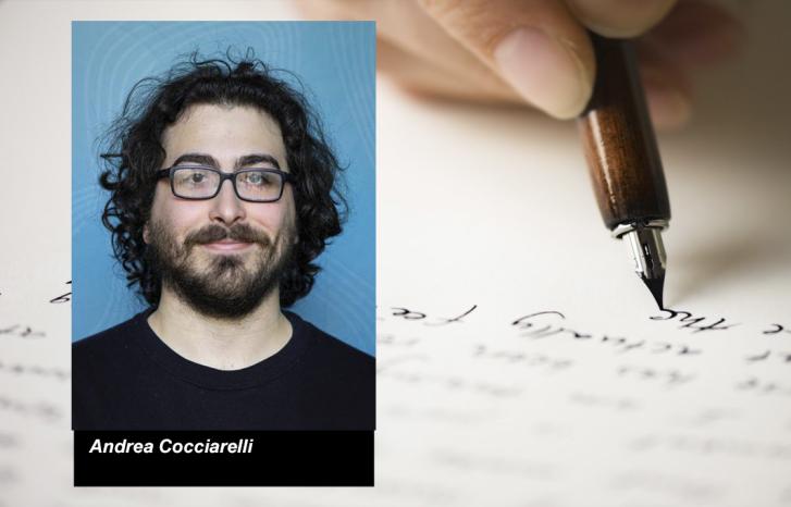 Andrea Cocciarelli, tidligere masterstudent