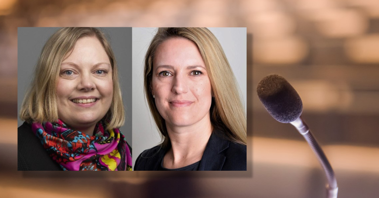Astri Dankertsen, professor (t.v.) og Ann-Torill Tørrisplass, førsteamanuensis. Begge ansatt ved Nord universitet og redaktører for Tidsskrift for kjønnsforskning.