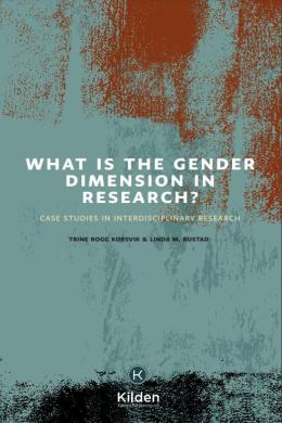 Front page book What is the gender dimension in research?