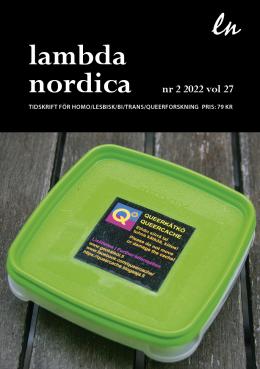 Lambda Nordica: Vol. 27 No. 2 (2022): Open issue