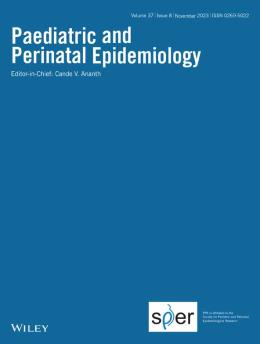 Peadiatric and Perinatal Epidemology