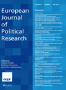Forsiden til European Journal of Political Research