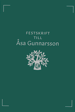 Festskrift til Åsa Gunnarsson