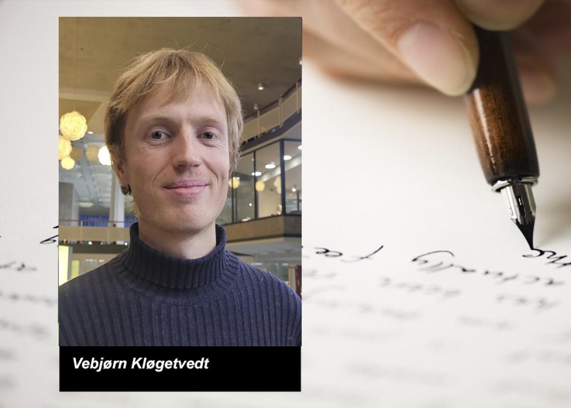 Vebjørn Kløgetvedt leverte sin masteroppgave i 2024