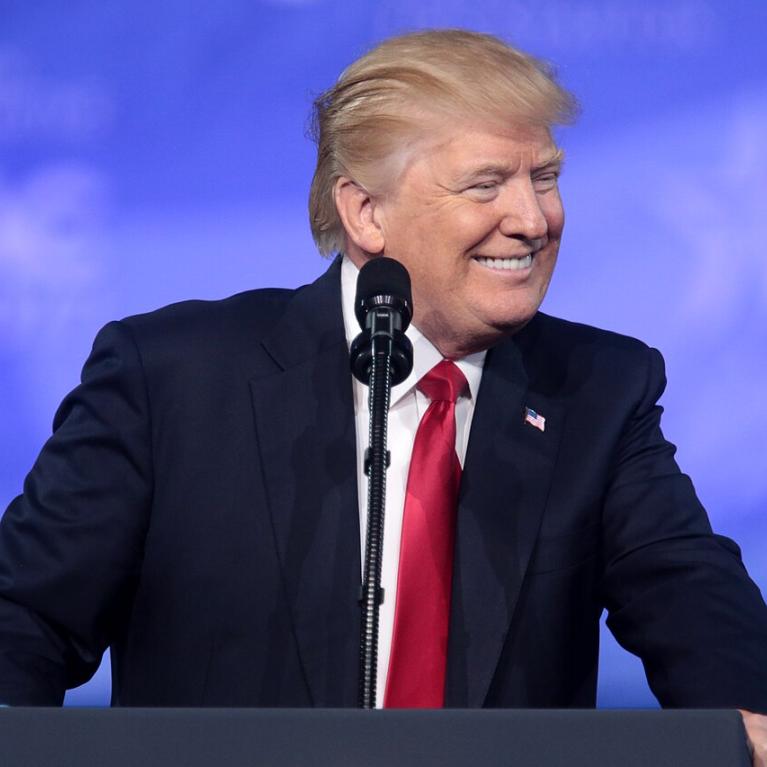 Donald Trump Donald Trump taler på Conservative Political Action Conference (CPAC) i National Harbor, Maryland i 2017