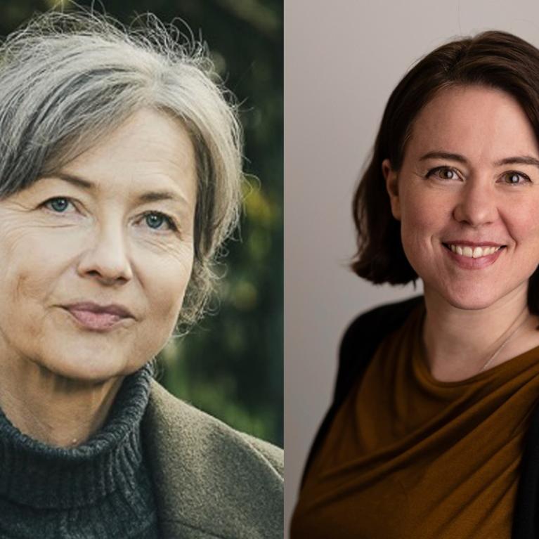 Kari Jegerstedt og Siri Øyslebø Sørensen Portrettfoto av Kari Jegerstedt, professor ved UiB og Siri Øyslebø Sørensen, professor ved NTNU